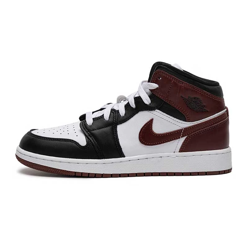 NIKE耐克男鞋AIR JORDAN 1 MID SE (GS)乔丹篮球鞋HF3193-102