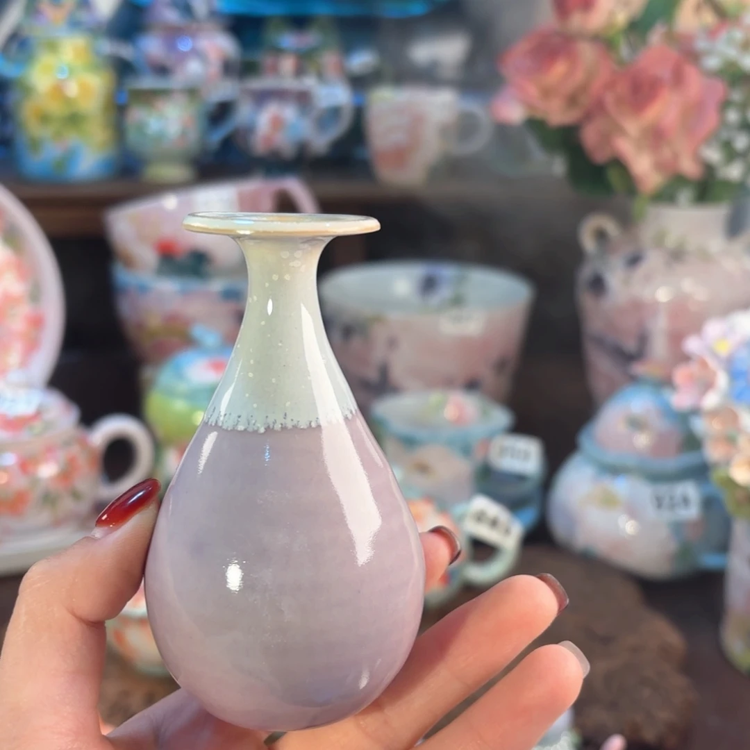 景德镇手绘高温釉下彩陶瓷茶具