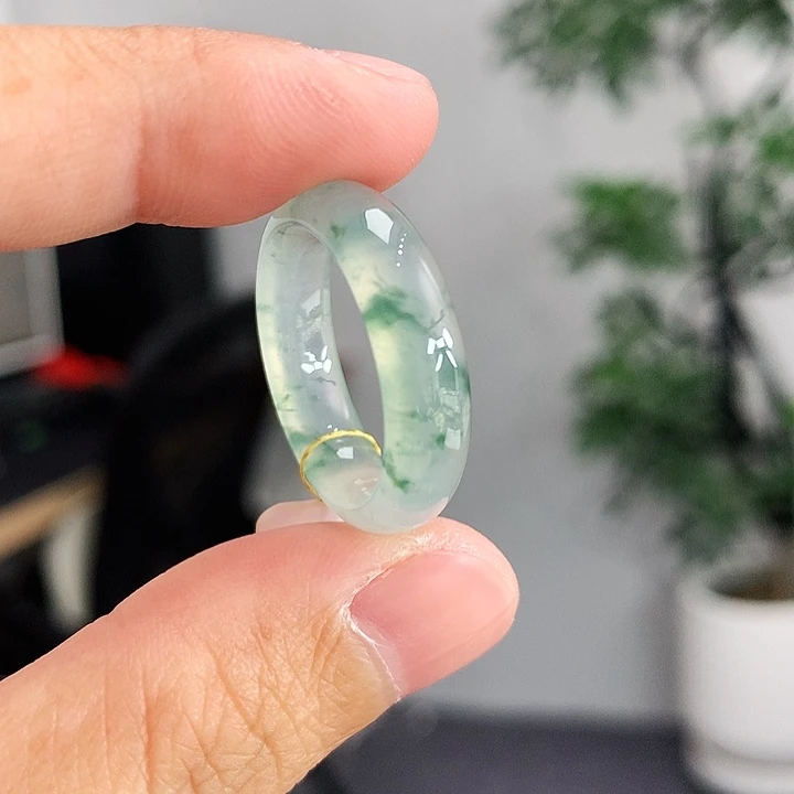 翡翠未镶嵌戒指17号