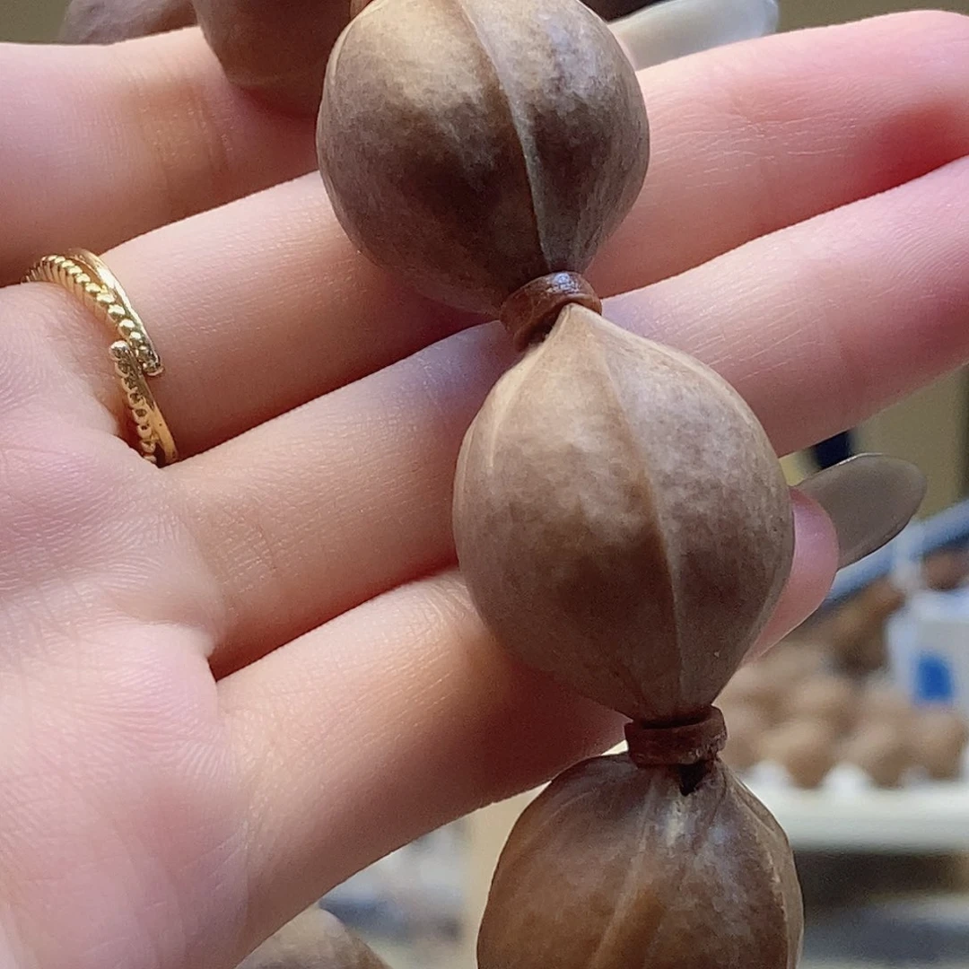 此***忆橄榄核手串/手链梅林铁核精品橄榄核雕20.26