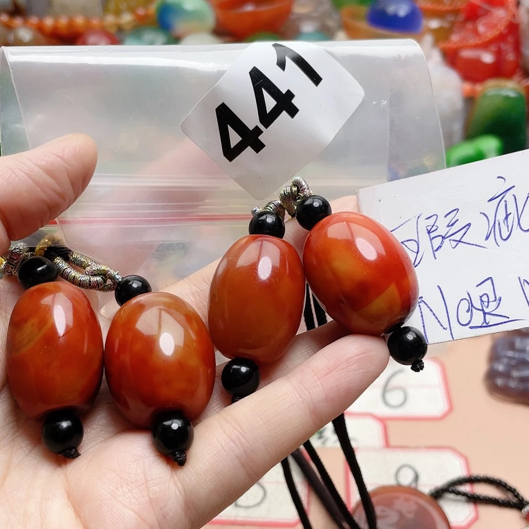合金颈饰玛瑙/玉髓薯****片