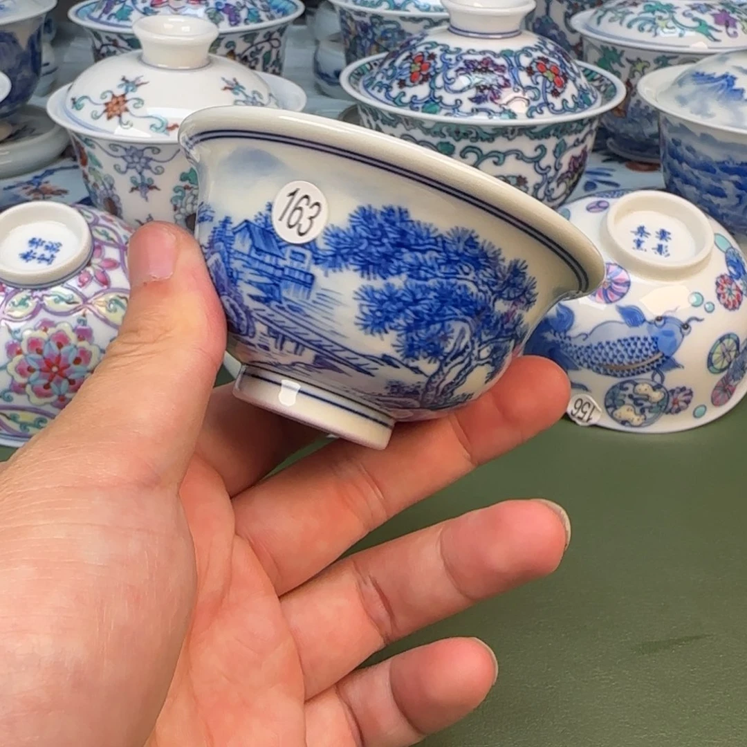 彦祖纯手工手绘茶具163