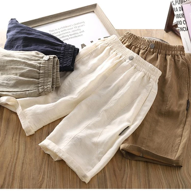 男童夏装短裤2025新款儿童轻薄透气休闲七分裤中大童帅气百搭中裤