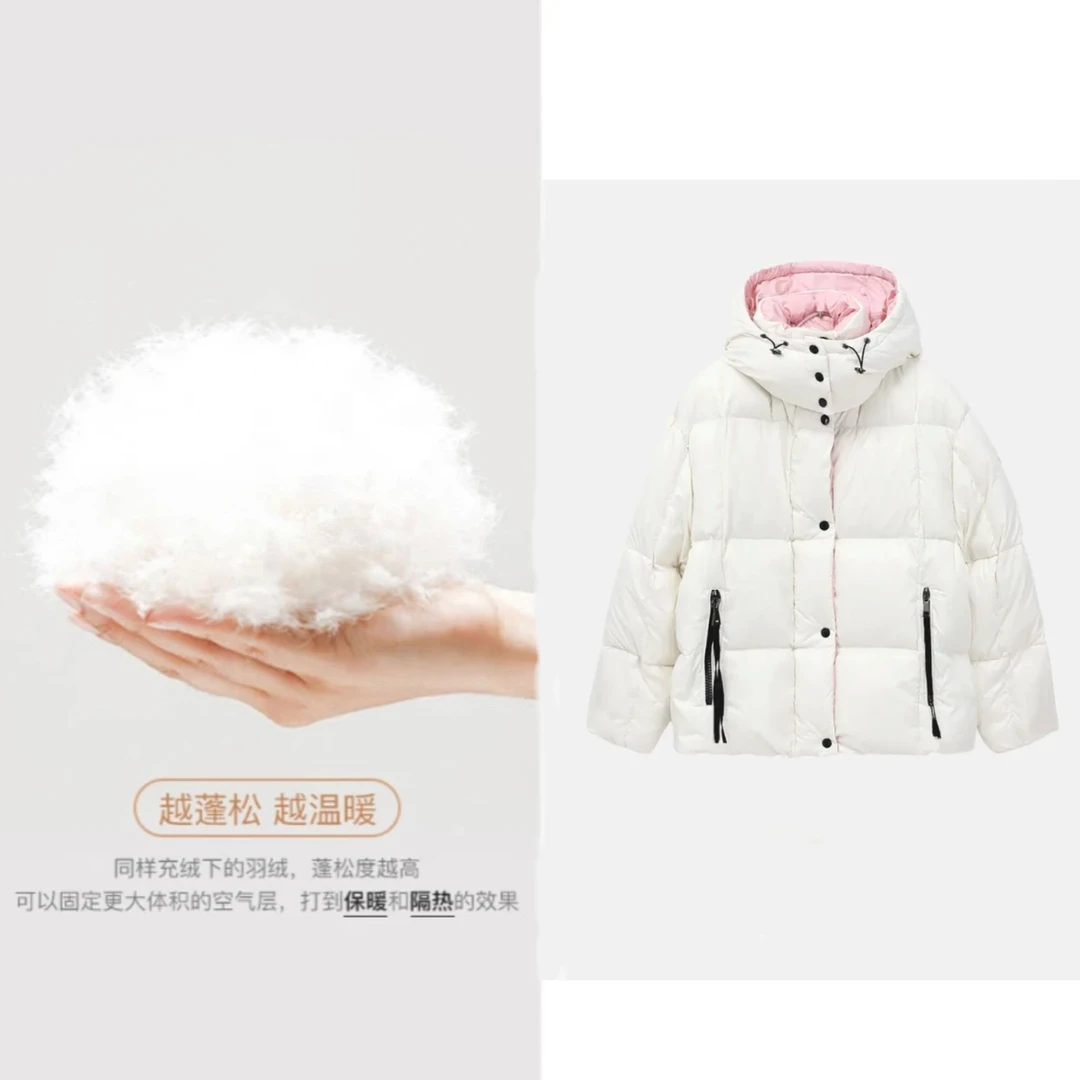 【火火】新款90鹅绒黑金百搭羽绒服加厚保暖秋冬 23SS2098