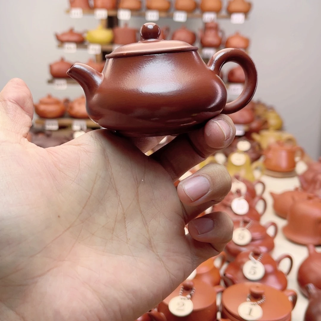 紫砂茶壶80ml明炉