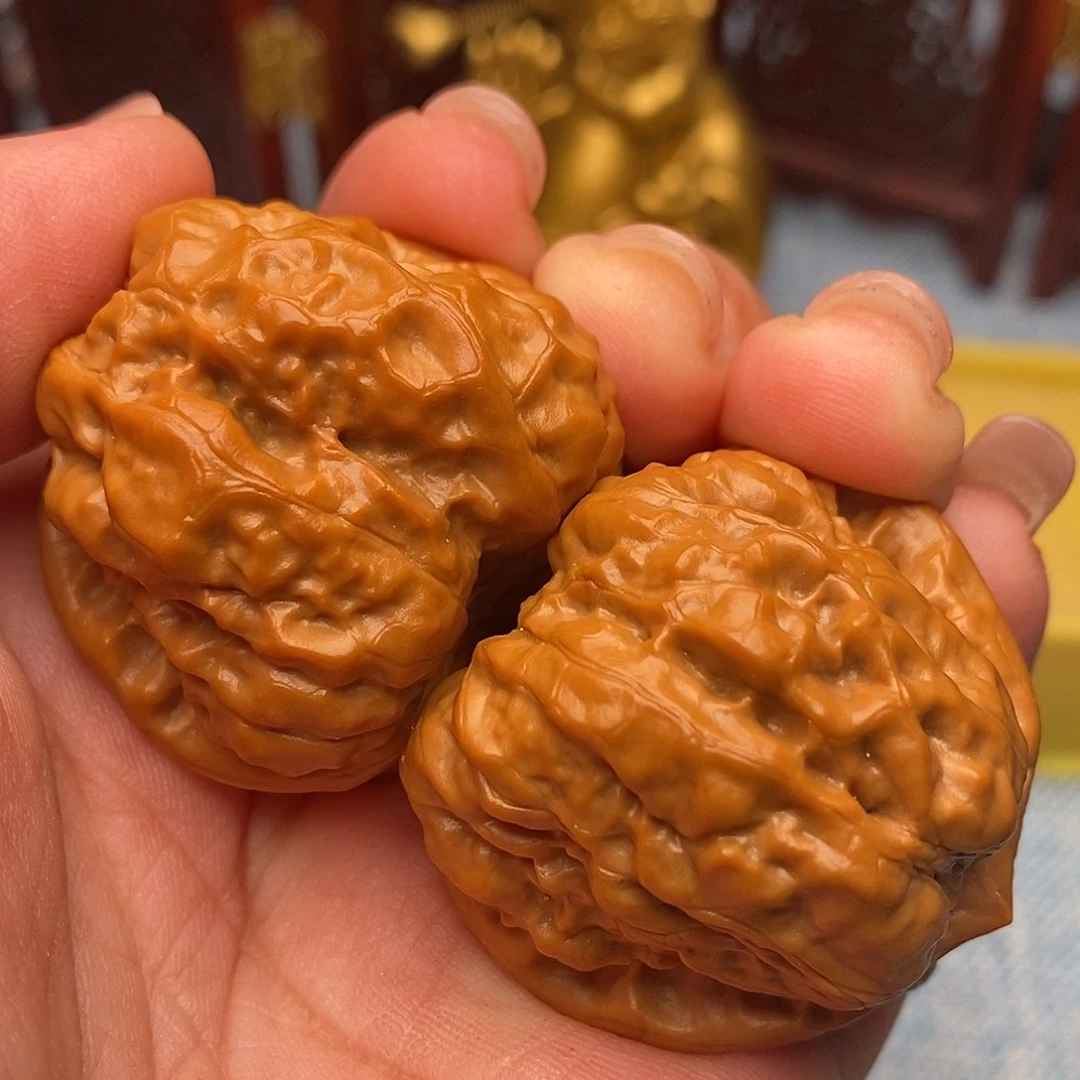 窗***外把件文玩核桃38全品蛙蛙