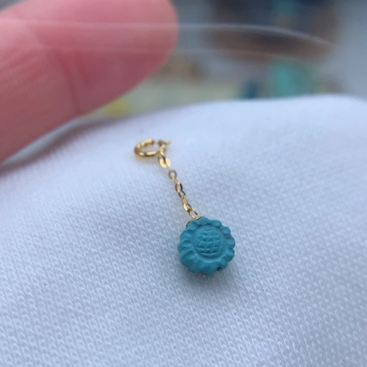 绿松石绿松石配饰18K金镶嵌