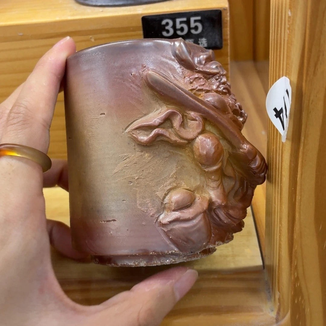 陶园柴烧精品高货349失圆