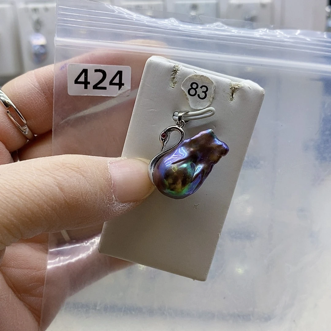 颈饰合金淡水珍珠