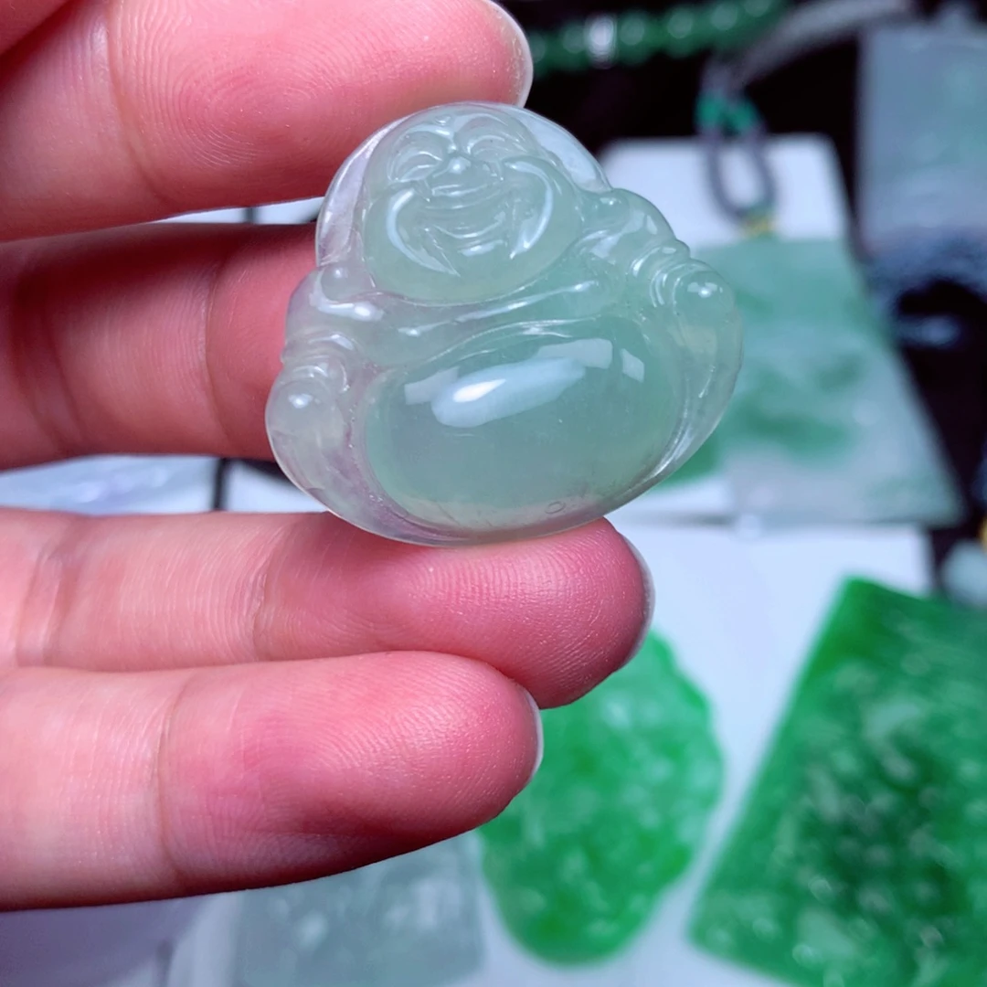 颈饰未镶嵌翡翠天然A货翡翠