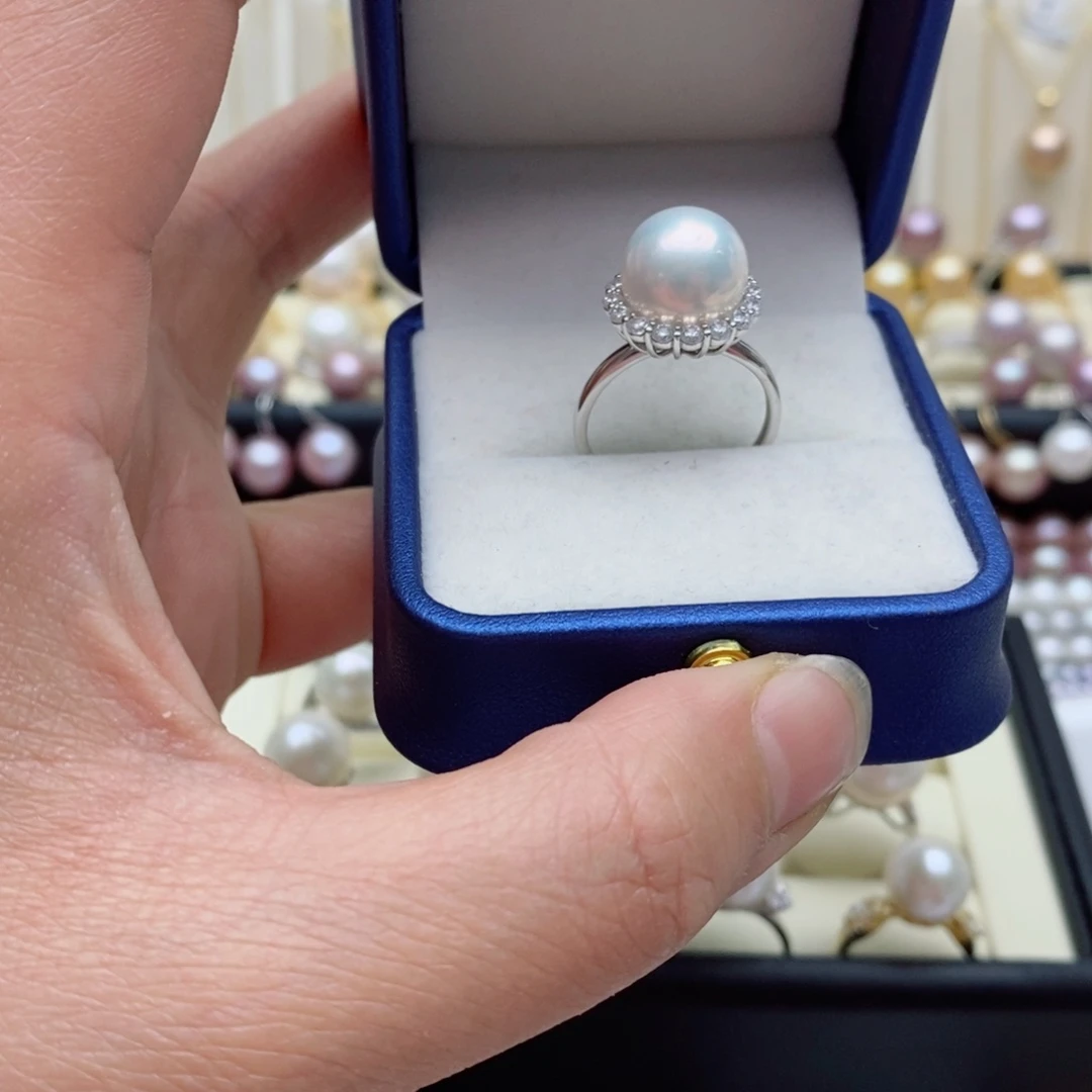 淡水珍珠颈饰银S925镶嵌