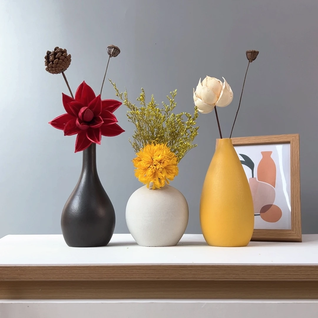 瓶花瓶带花高度20-30厘米左右