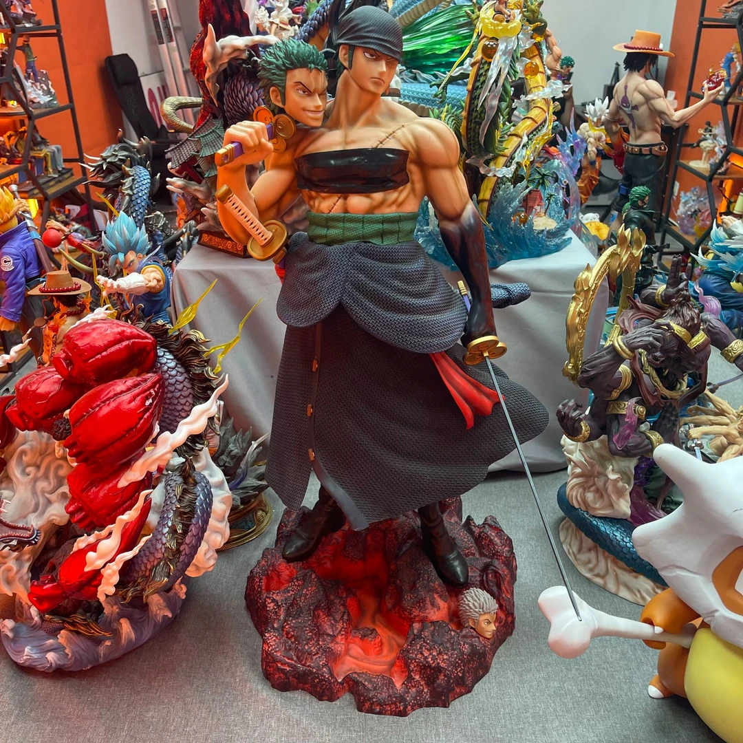 海贼 扛刀索隆  海贼王  杠刀索隆  模玩手办摆件   高约30cm