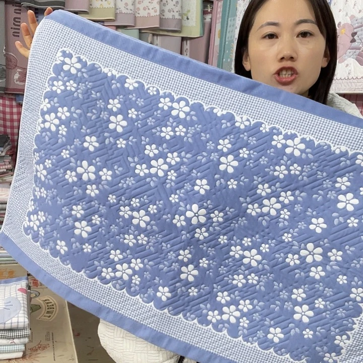 棉特价蓝色小雪花