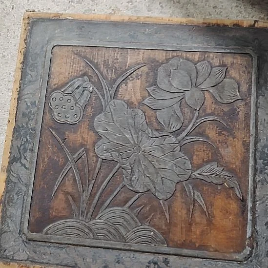 月***响香榧木手工人物木雕花板