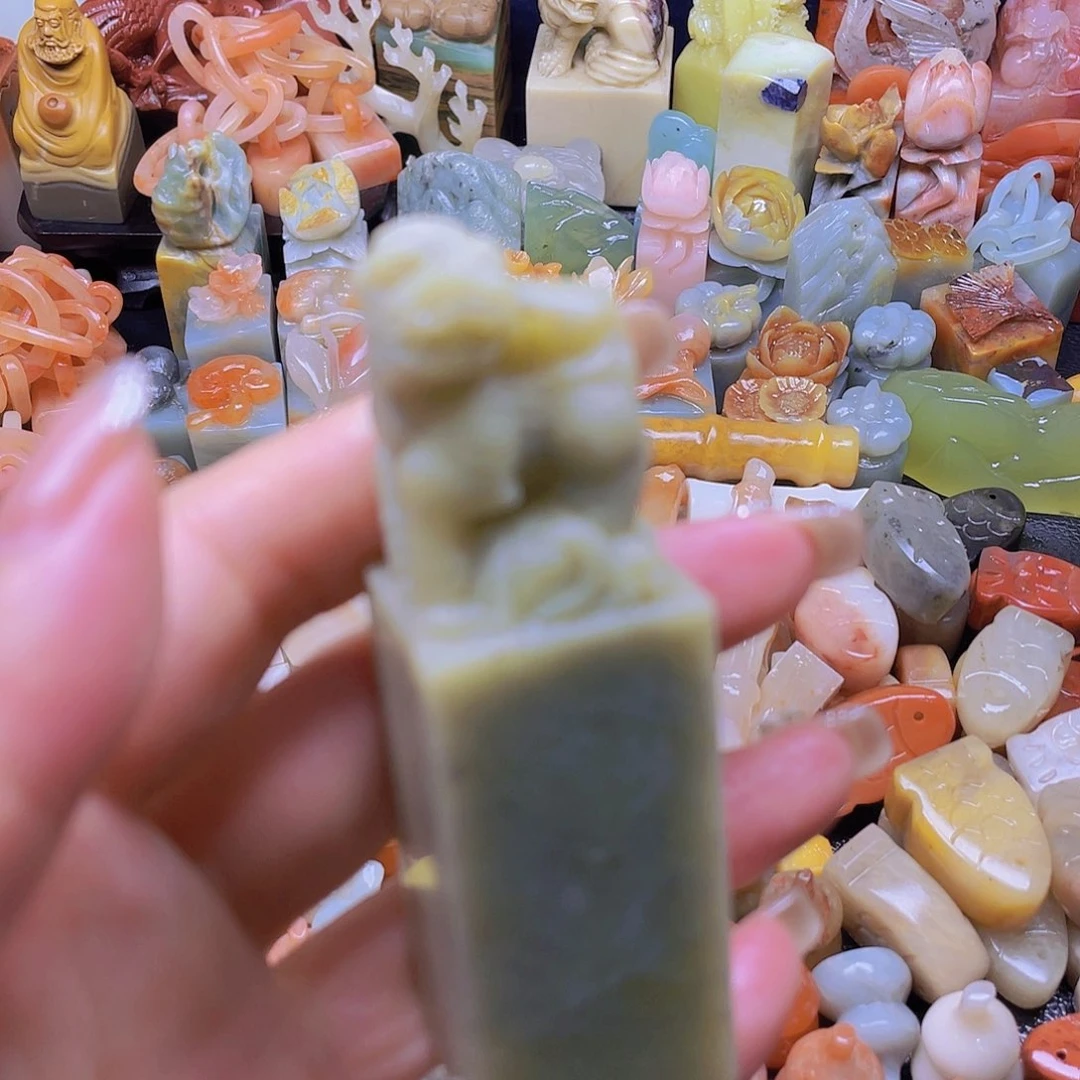 青田石印石青田封门