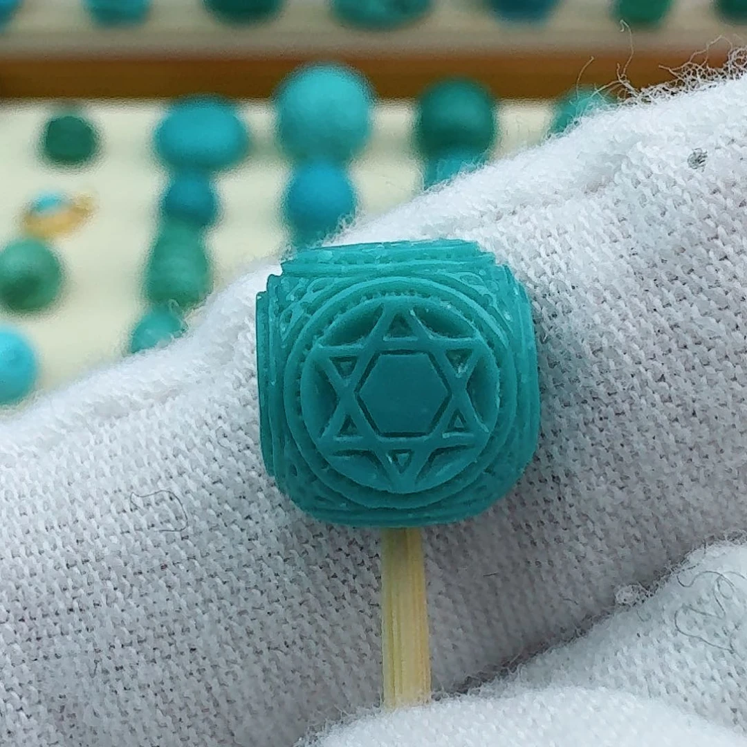 绿松石六方9.2未镶嵌