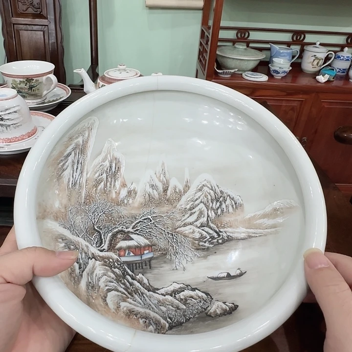 高***蛮瓷片景德镇陶瓷艺术品