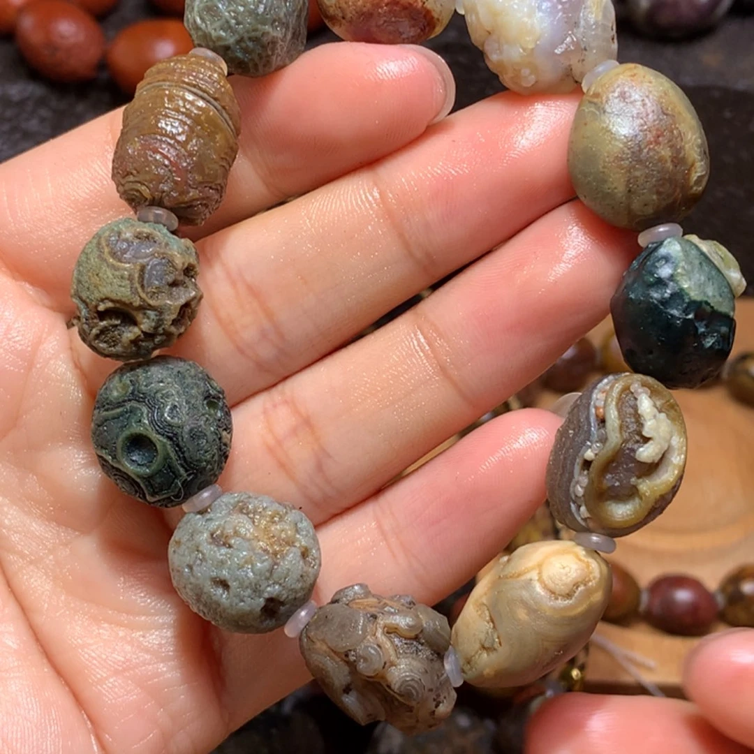 未镶嵌玛瑙/玉髓珠宝半成品