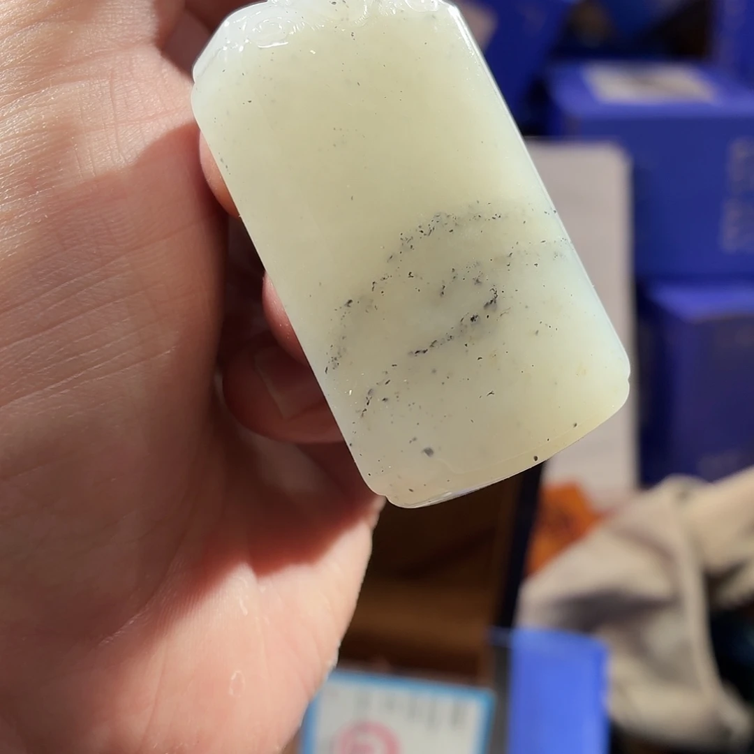 和田玉（糖玉）合金颈饰