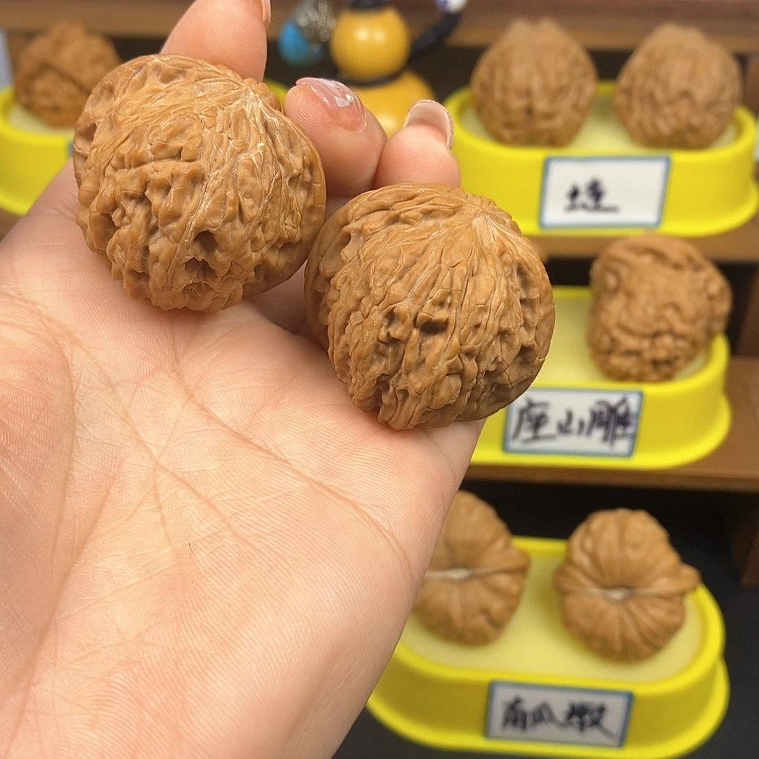 核桃磨盘 文玩/木作/... 文玩把件/