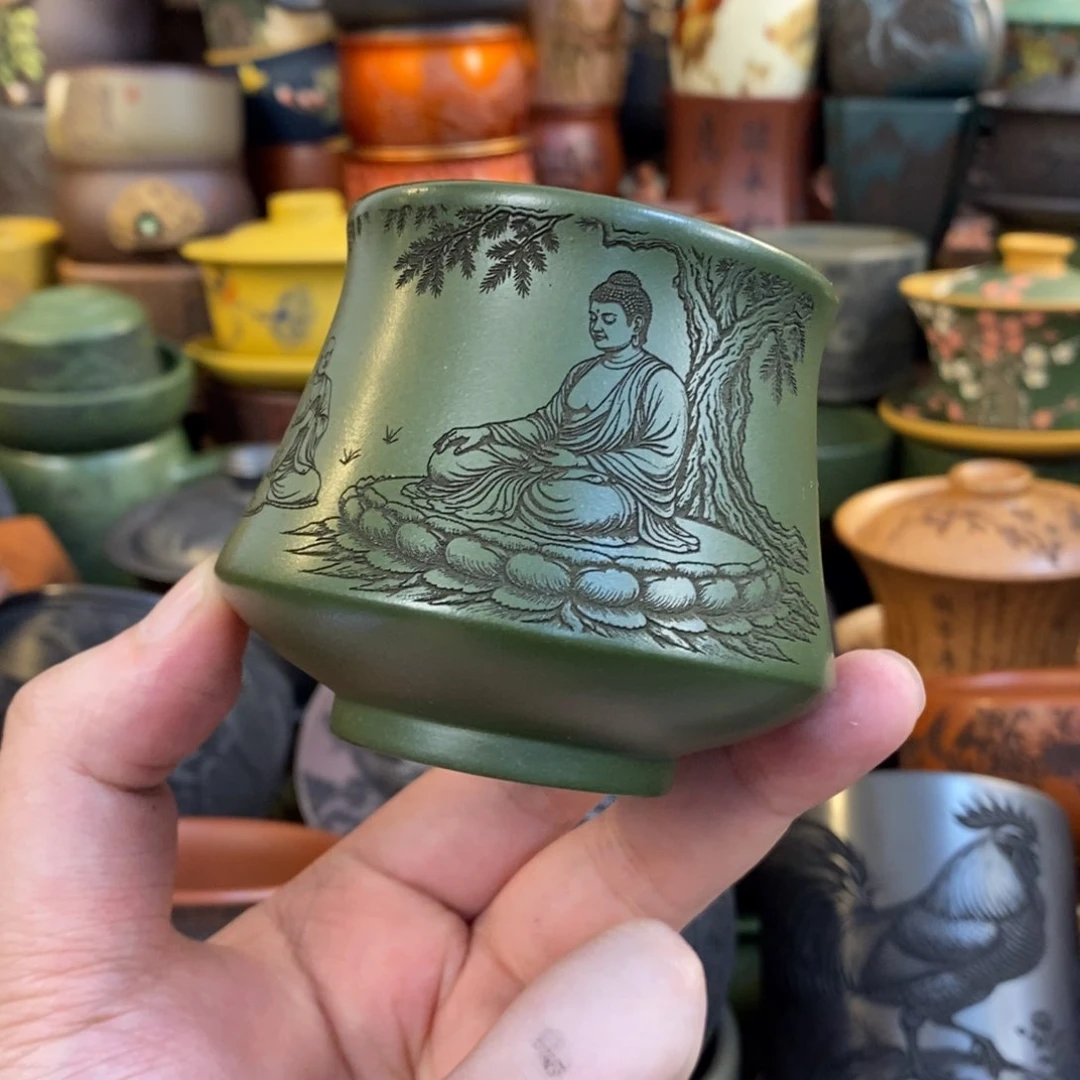 紫砂公道杯宜兴全手工紫砂杯