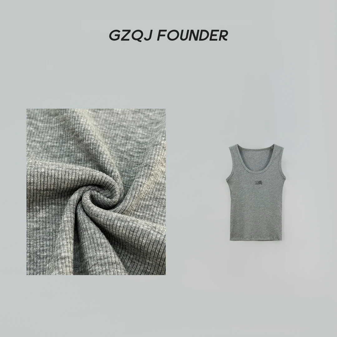 GZQJ【 随心所欲】设计感新款休闲百搭时尚无袖背心女夏75603