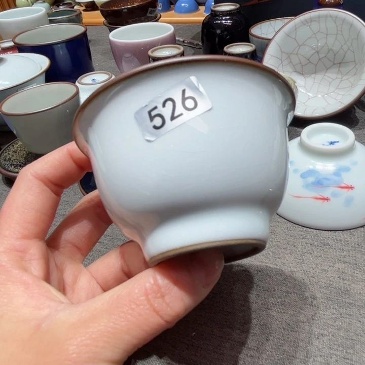 军月白小压手杯容量60毫升