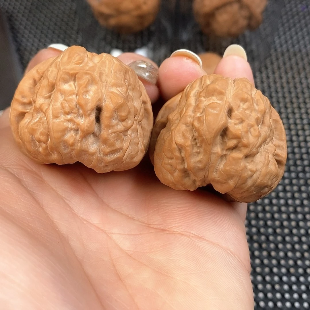 文玩核桃把件38尺肌肉蛙红皮