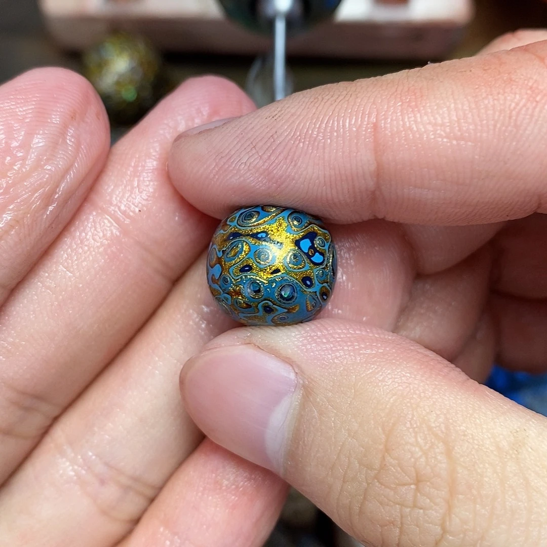 ****梦非遗手工 大漆工艺规格1.3*1.4cm