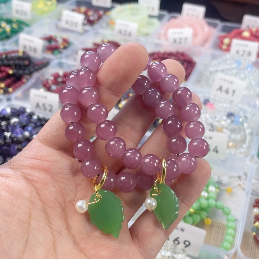 檀香紫檀（小叶紫檀）手串银S925镀金镶嵌