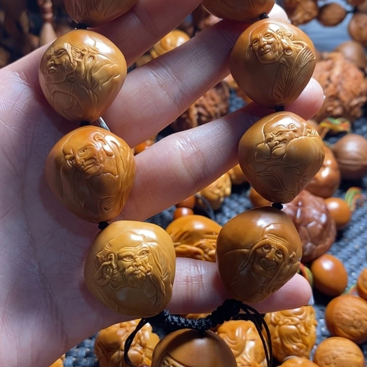 吊坠橄榄核雄*精品罗汉