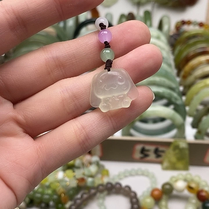 蛇纹石玉手链未镶嵌