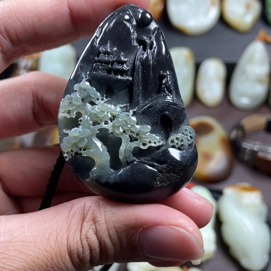 和田玉挂件未镶嵌