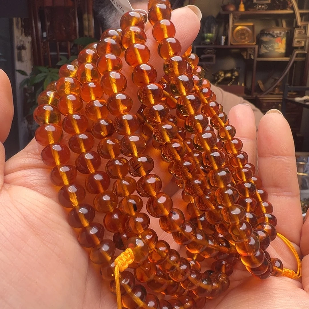 琥珀未镶嵌裸石抚顺琥珀20660八多样性发其一