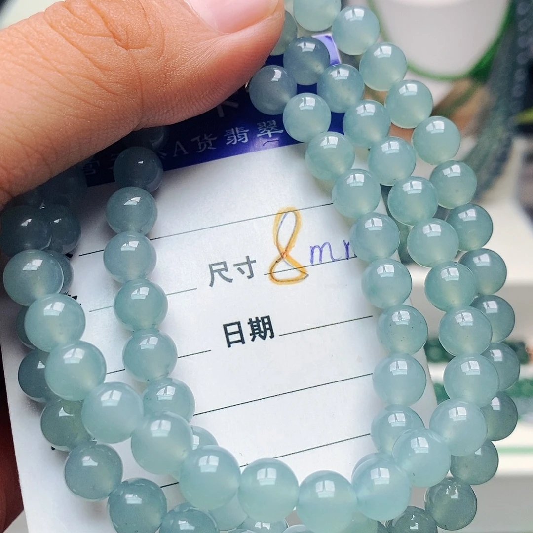 未镶嵌手串翡翠翡翠