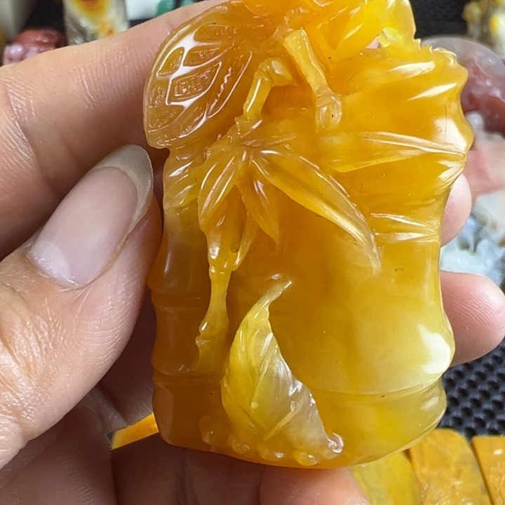 老挝石小**吖北部田黄一个