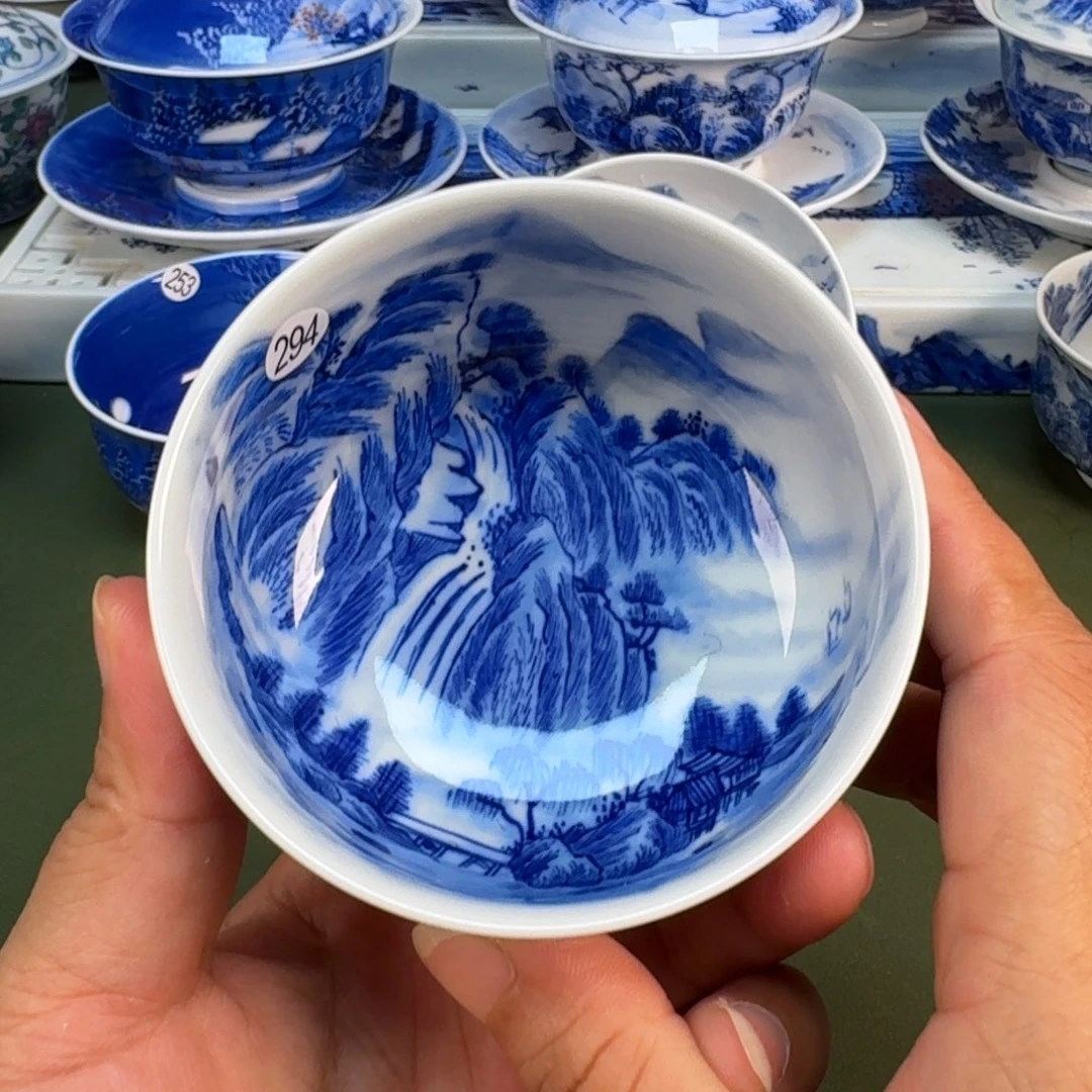 景德镇纯手绘茶具圆圆294