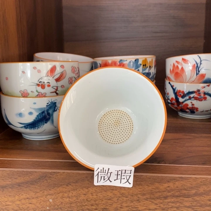 釉下老陶泥手工绘制