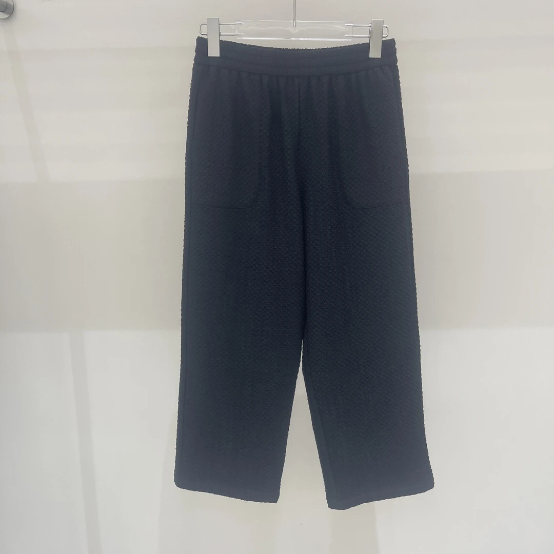 XIMTUU夏季薄款长裤透气高腰休闲裤宽松阔腿裤女士D2505197