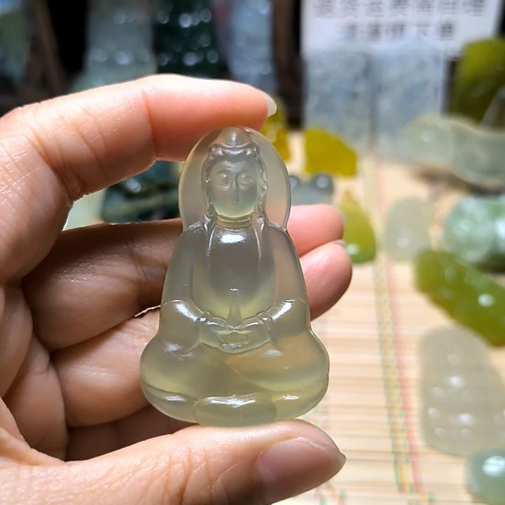 岫玉未镶嵌吊坠(不含链)