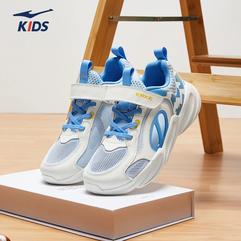 【高温预警】鸿星尔克初阳儿童夏季运动透气网面轻便跑步运动框子鞋