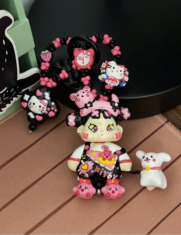 Qoqo纯手工捏捏小提溜手机链包挂