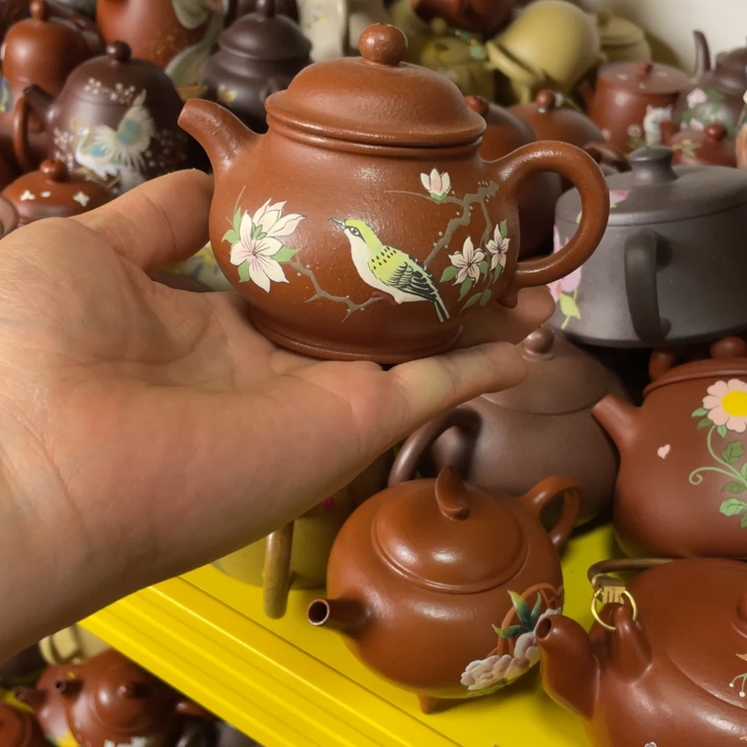 红泥茶杯紫砂主人杯150cc