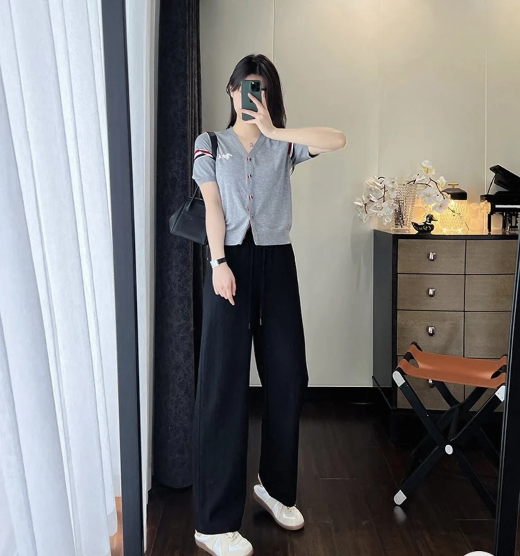 【妙女郎】贝壳亚麻直筒裤款号D813