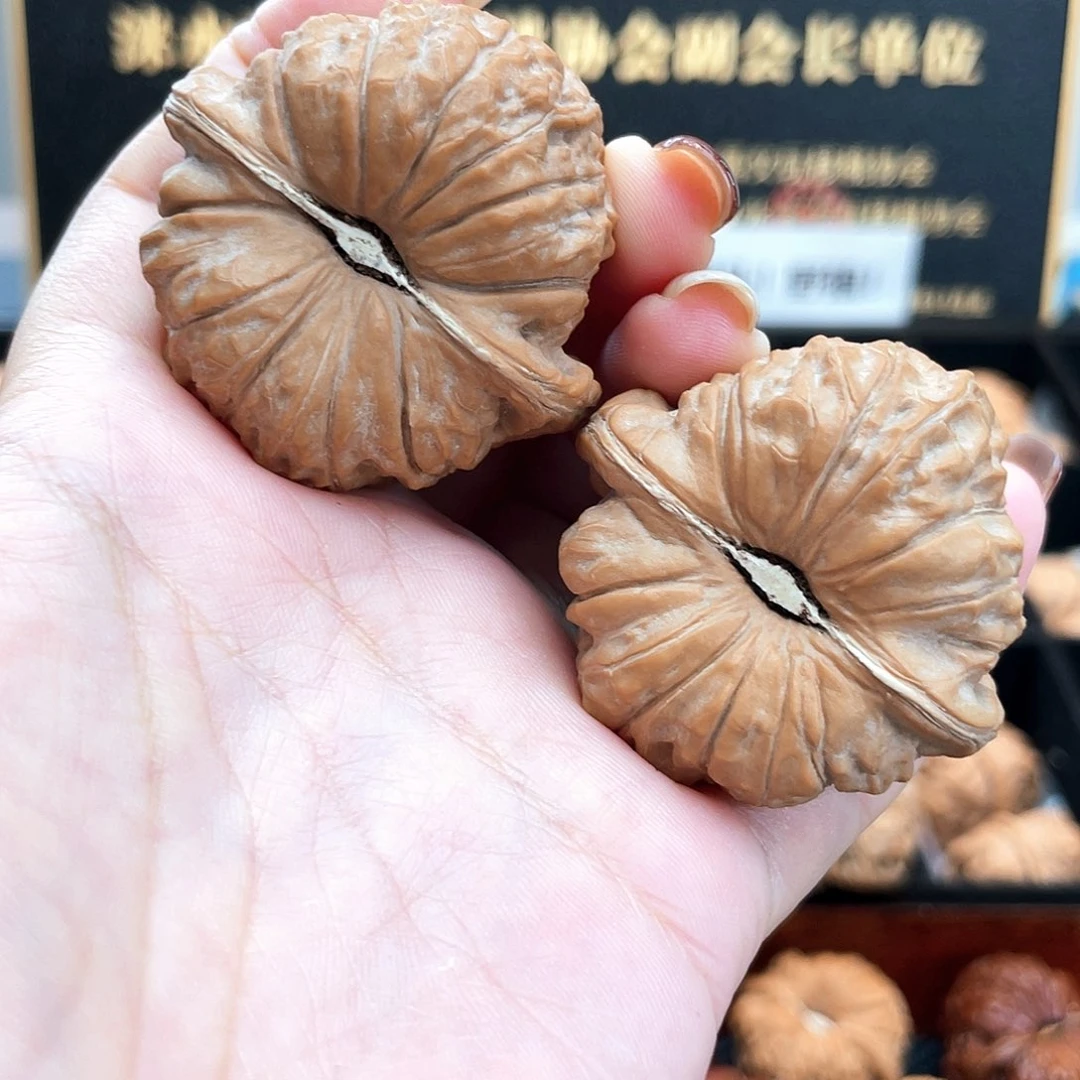 把件文玩核桃45毕业级近圆一字凹底➕近正肩45s3