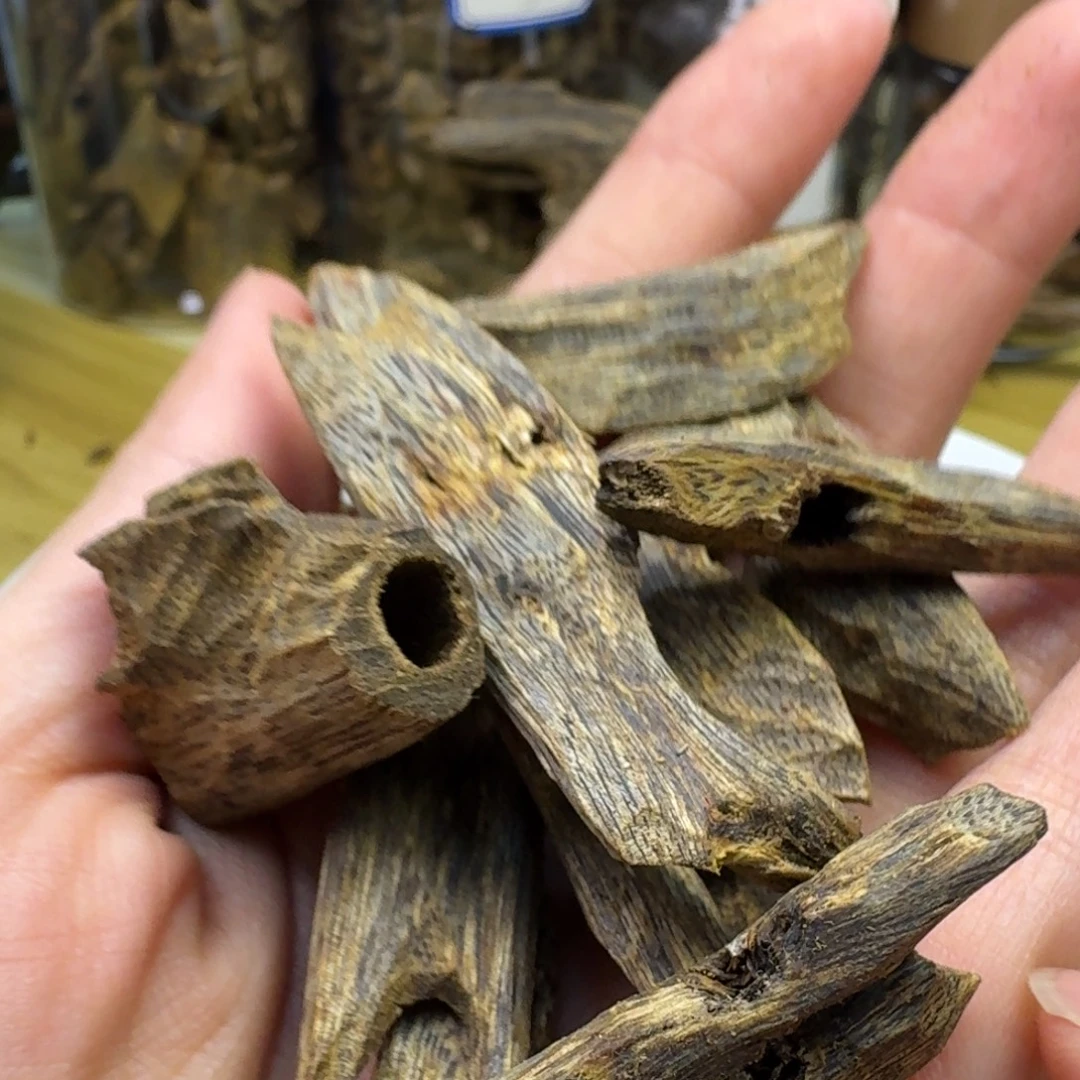 沉香沉香碎屑紫棋淳化老料高油块料50g