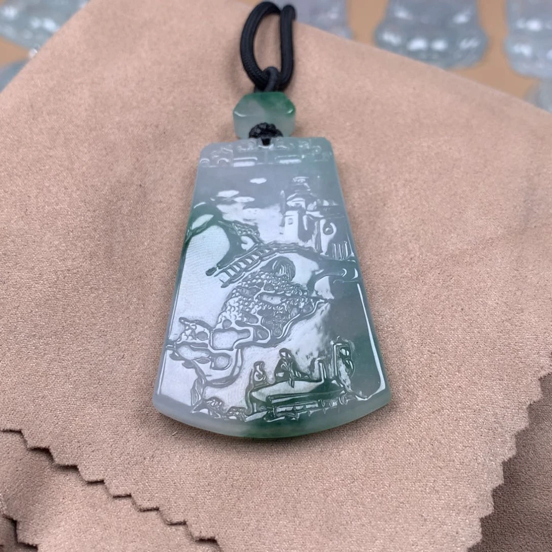 翡翠未镶嵌颈饰缅甸翡翠