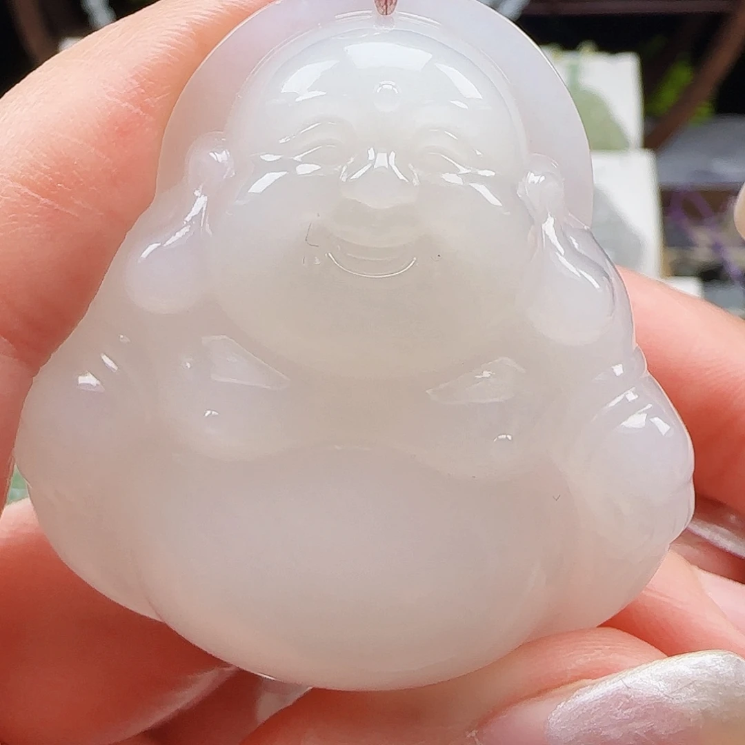 和田玉18K金镶嵌颈饰