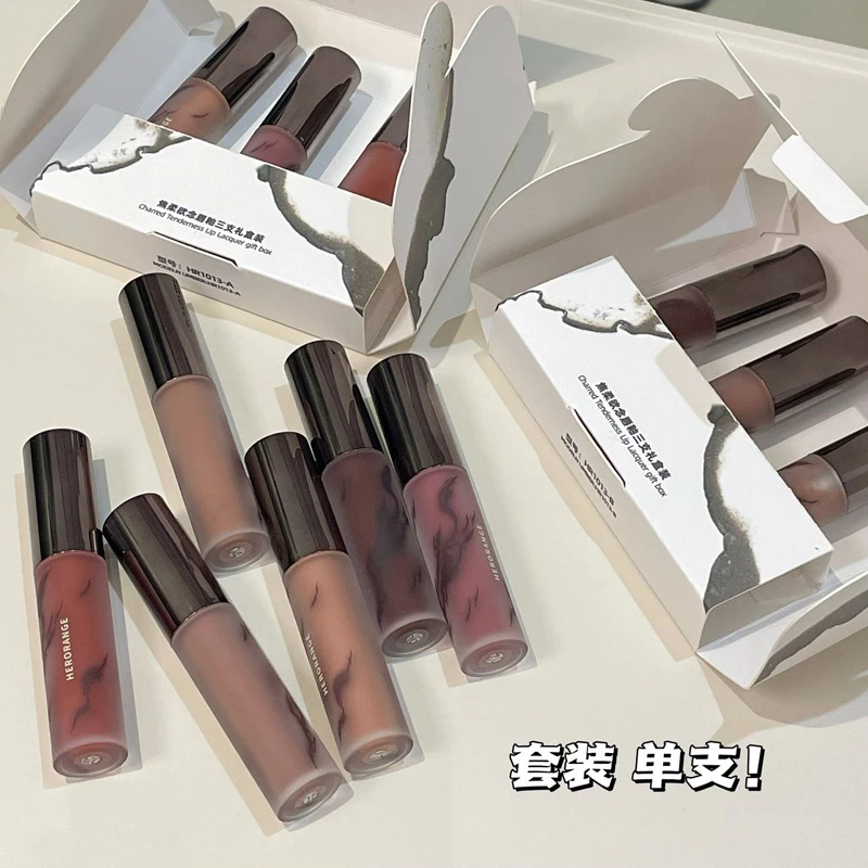 太拿捏我了~大女主高级感火焰唇泥哑光唇霜雾面学生显白口红